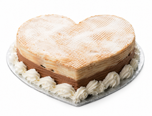 Heart-shaped gelato cake from Gelato Gelato